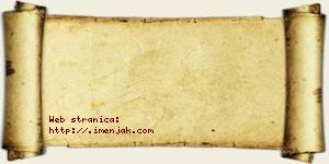 Tijana Vidaković vizit kartica